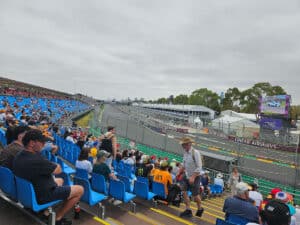 prost grandstand view left