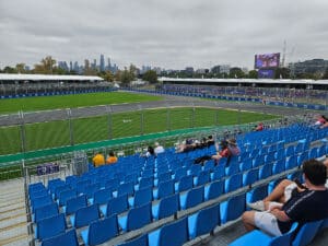schumacher grandstand turn 14 view
