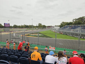 vettel grandstand view left